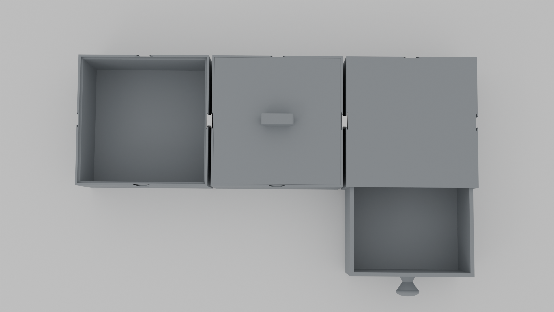 Miniatura 5 do modelo 3D Modular desk organiser - Customisable