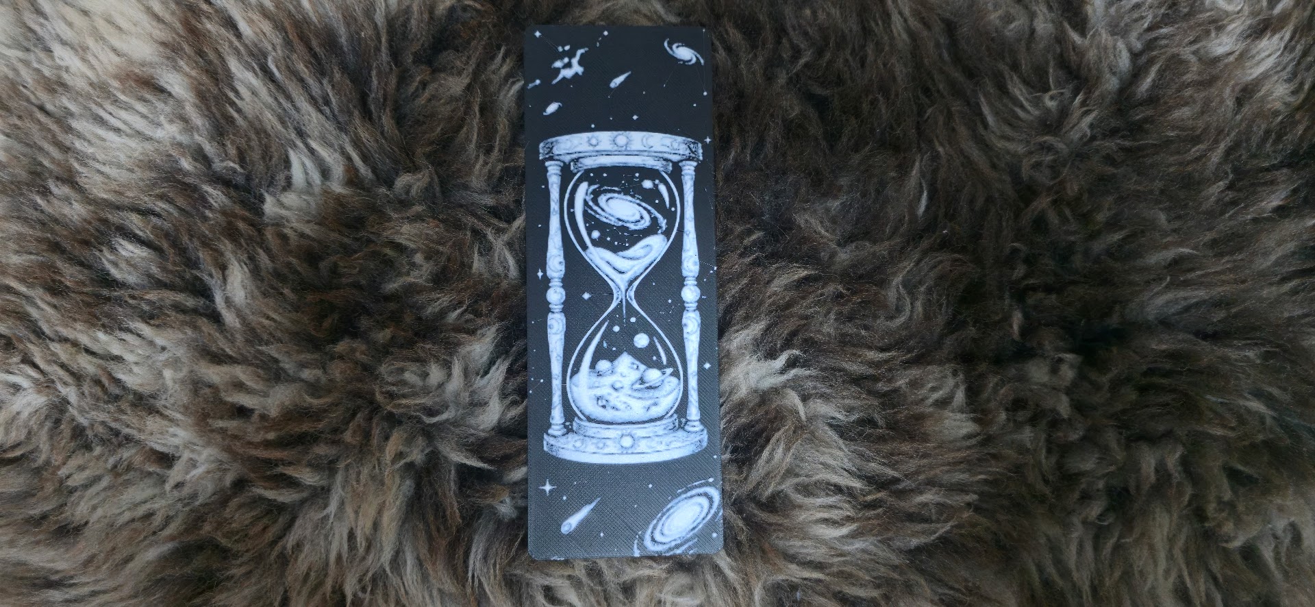 Cosmic Hourglass Laminated Bookmark