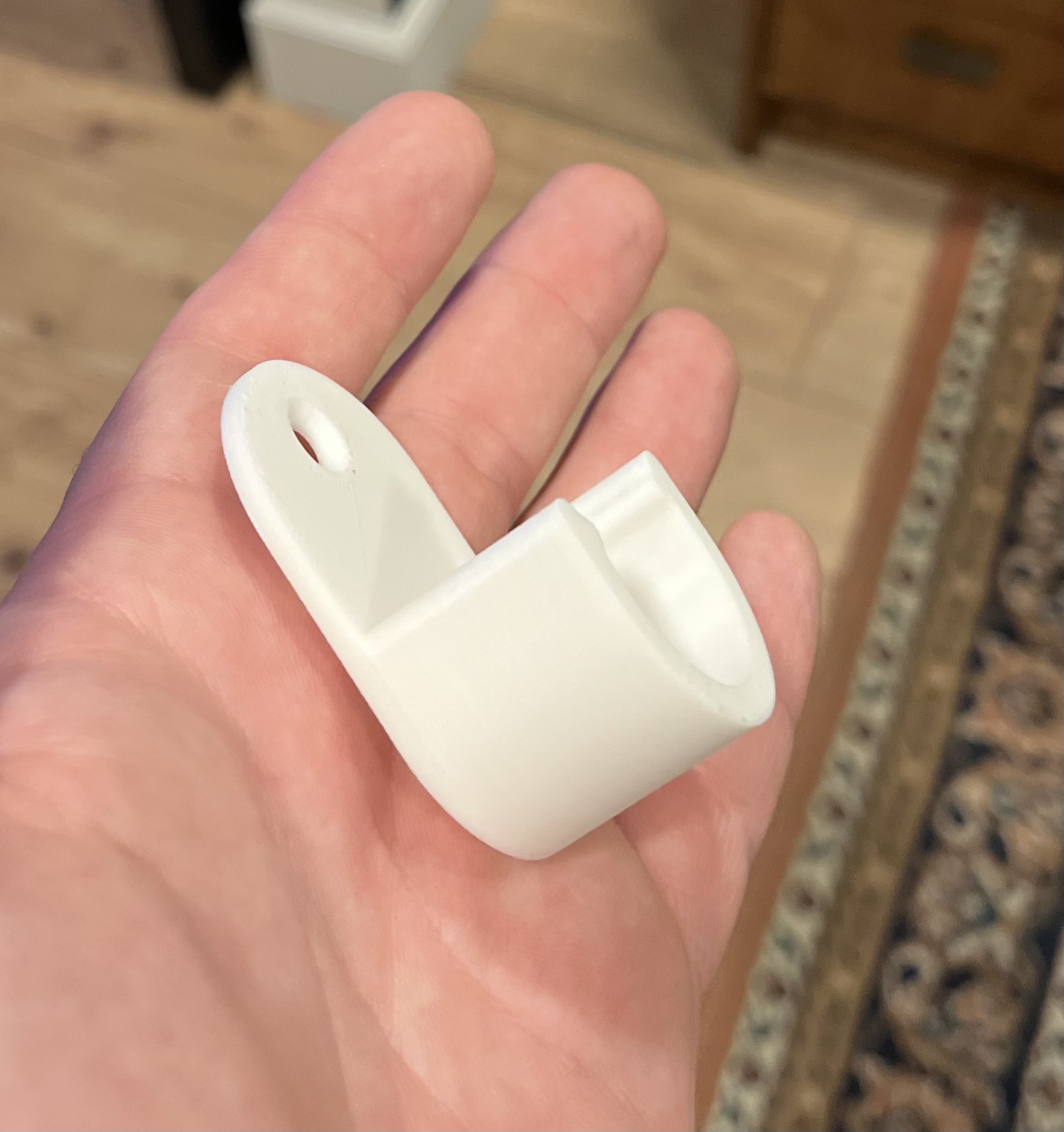 Ikea closet bar mount