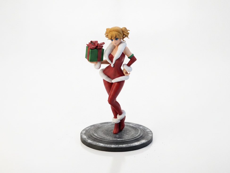 Christmas Lady Gifts Figurine Female 3D Printable