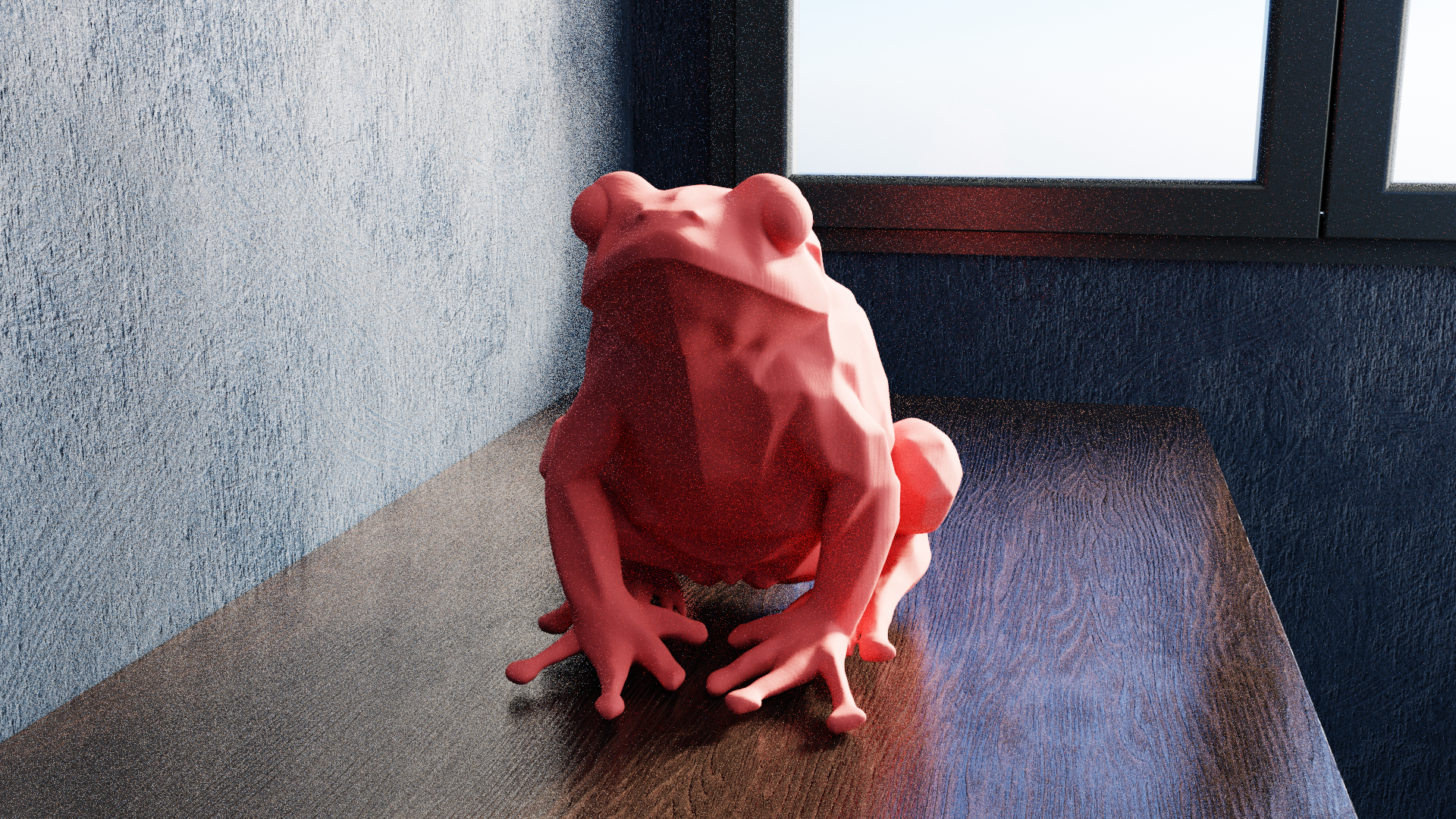 Miniatura 4 do modelo 3D Low Poly Frog