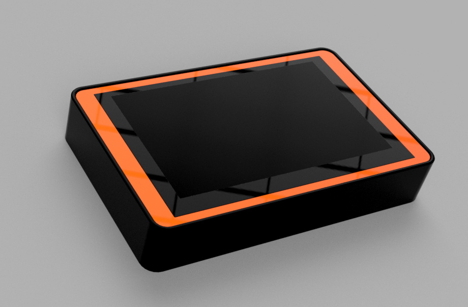 Case Fox PAD- guition jc8048w550 capacitive touch 3D model