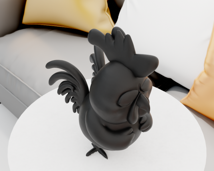 Miniatura 11 do modelo 3D Grumpy Chicken