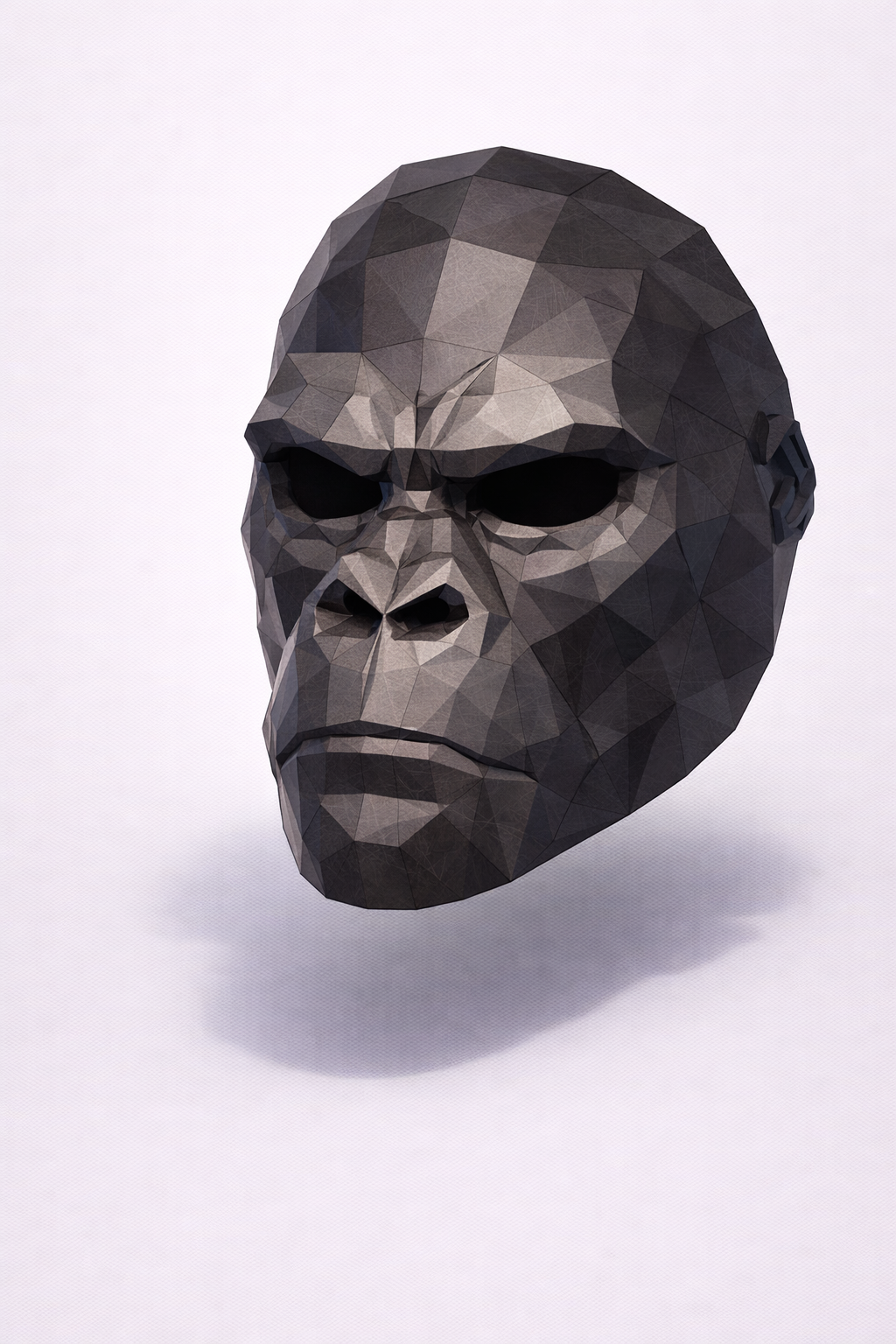 Gorilla Mask Low Poly