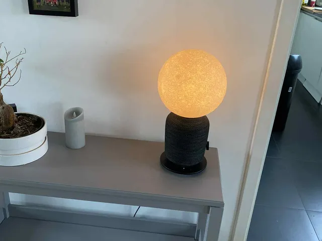Ikea SYMFONISK Gen 1 shade adapter for moon lamp (115%)