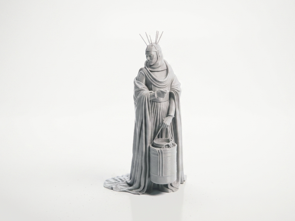 Lady Carrying Mysterious Figure Statue 3D Printable