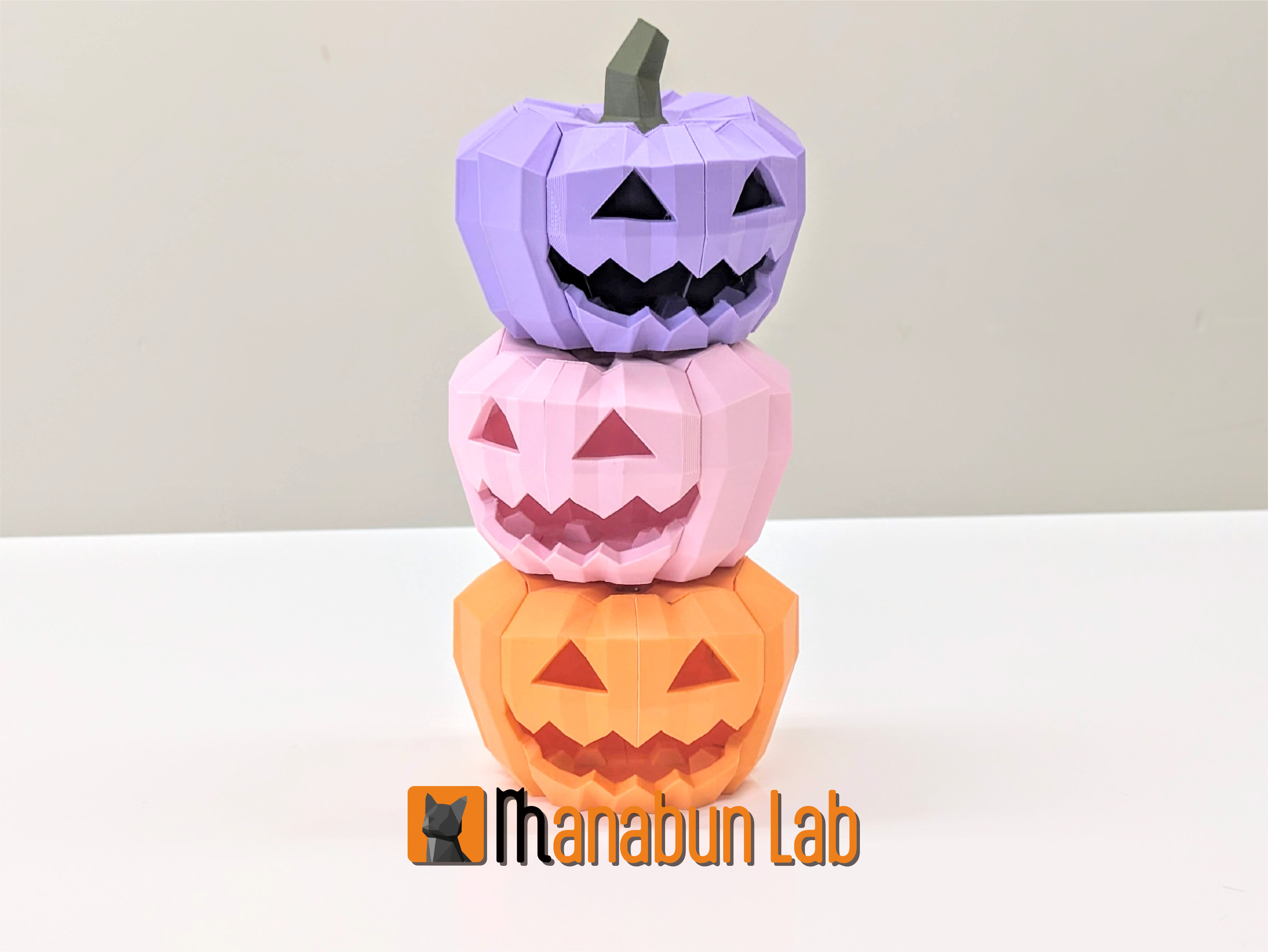 Low Poly Pumpkin Puzzle "Halloween" | No.25 — miniatura 3