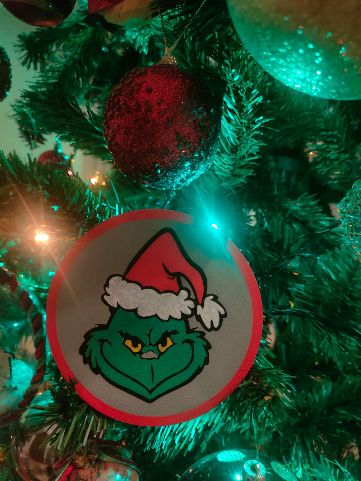 Grinch - Christmas Beer Coasters - 11 cm diameter