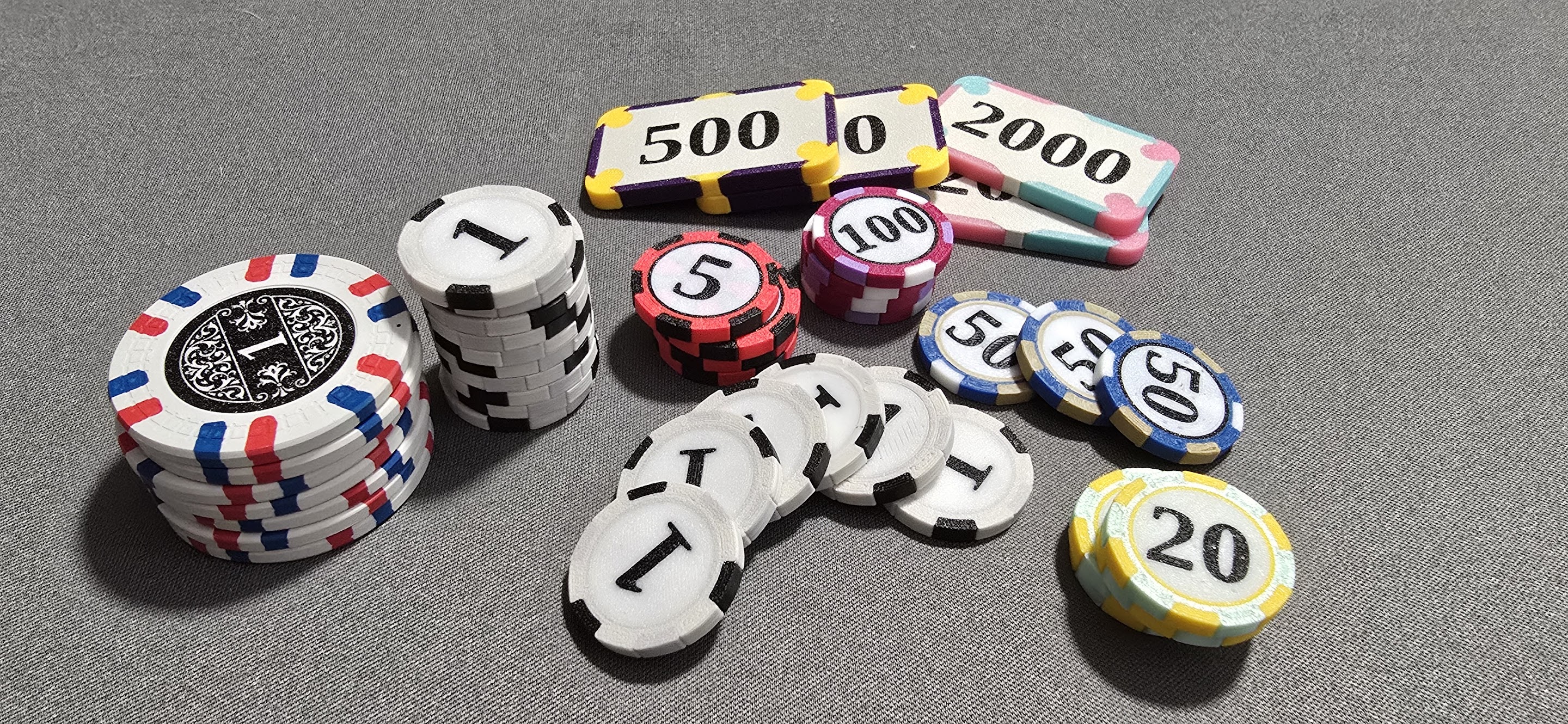 Mini Poker Chip Set with Tray (by mtalexander)