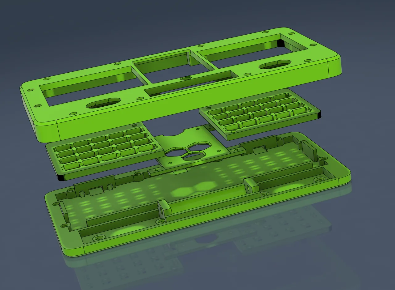 GR3ML1N] A Handheld Cyberdeck by Hellweaver666 | Download free STL