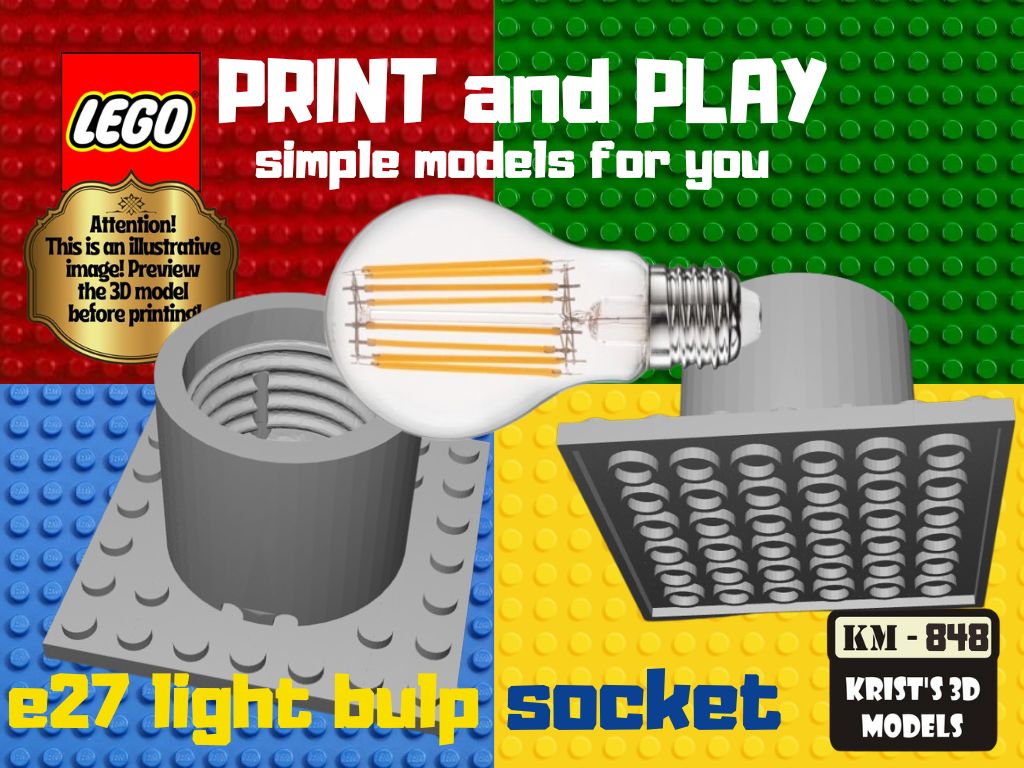 lego e27 light bulb socket