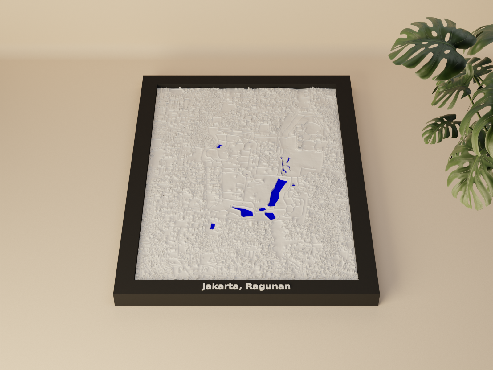 Jakarta, Ragunan, Indonesia - 3D Miniature