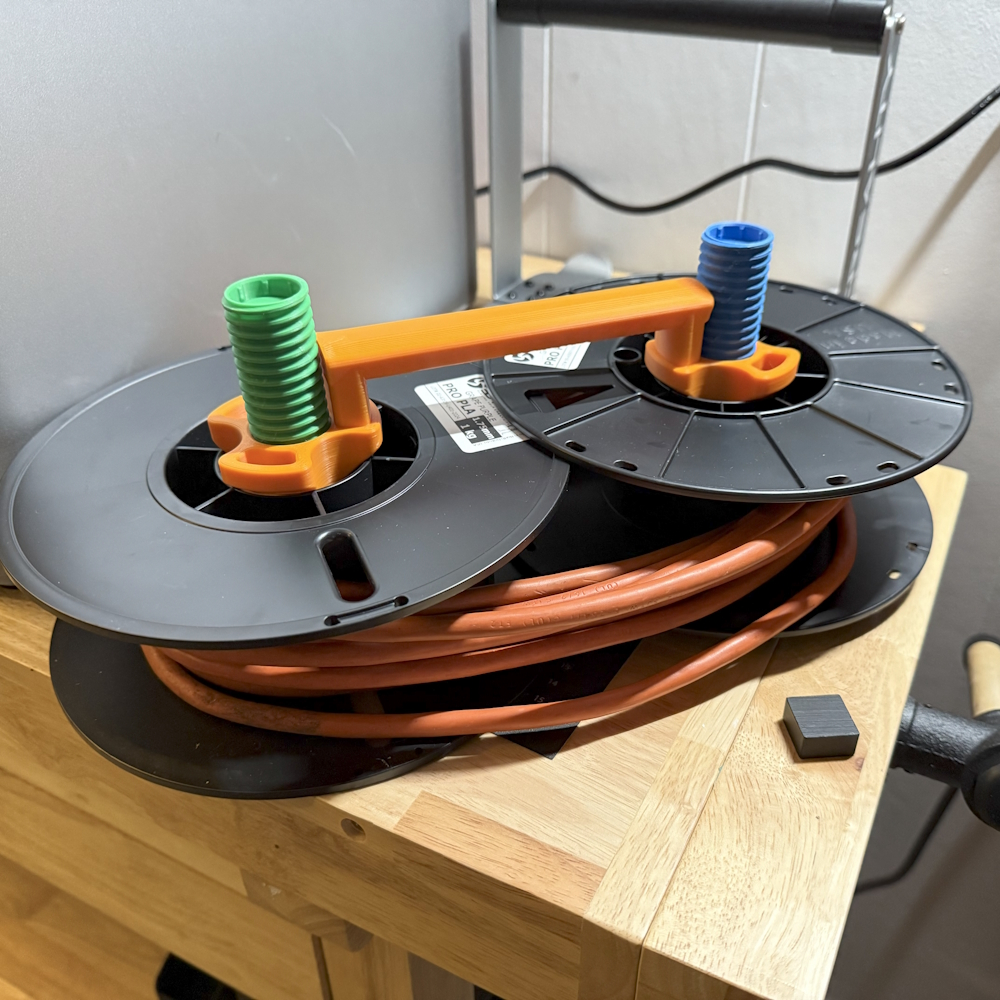 Spool Cord Storage 3D model thumbnail