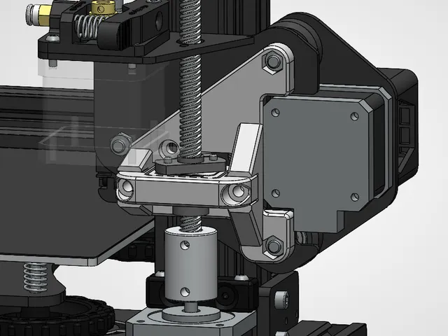 Flexible Lead Screw Mount for Bowden Ender 3