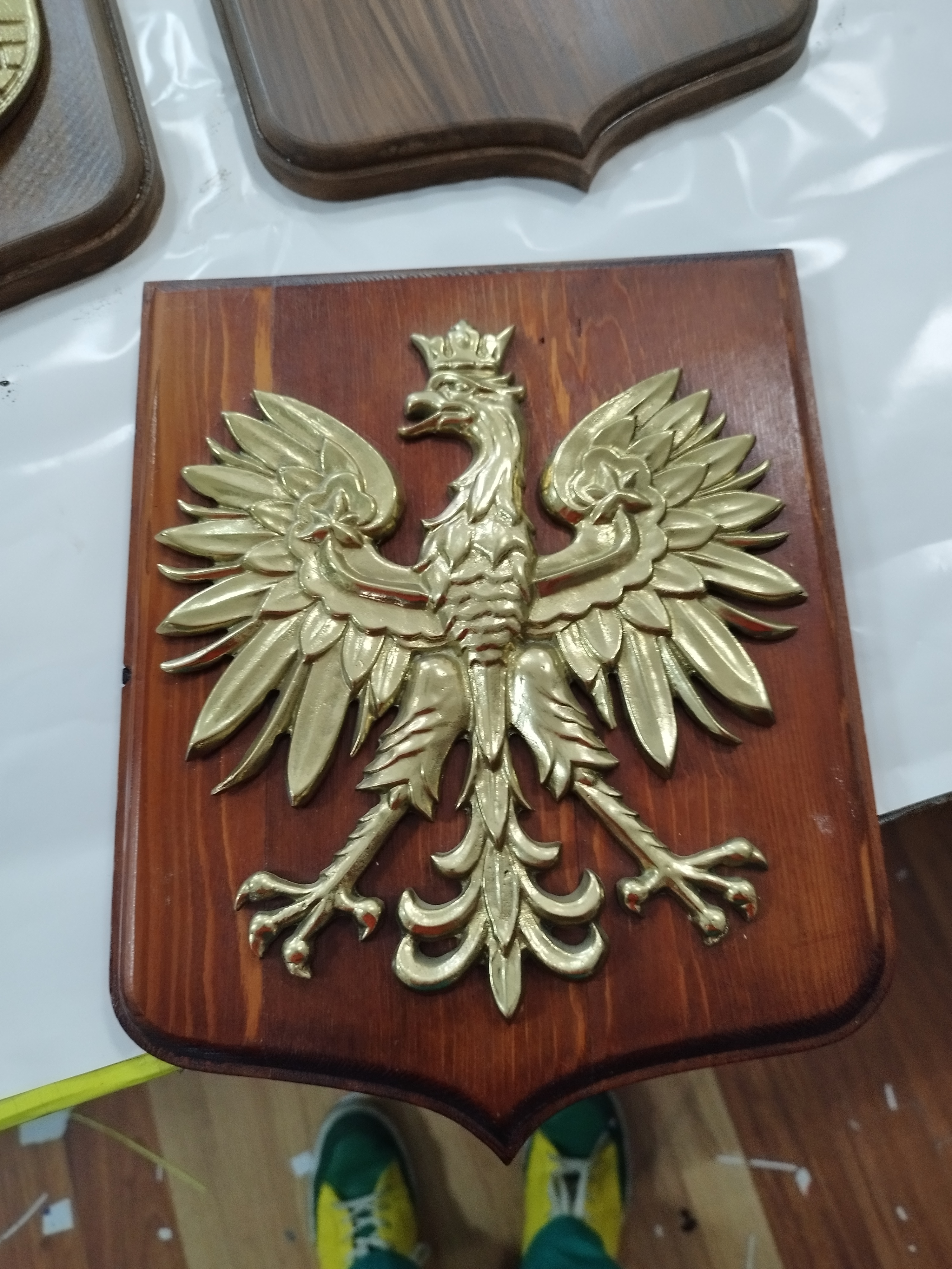 Old plate PRL Wood for ...