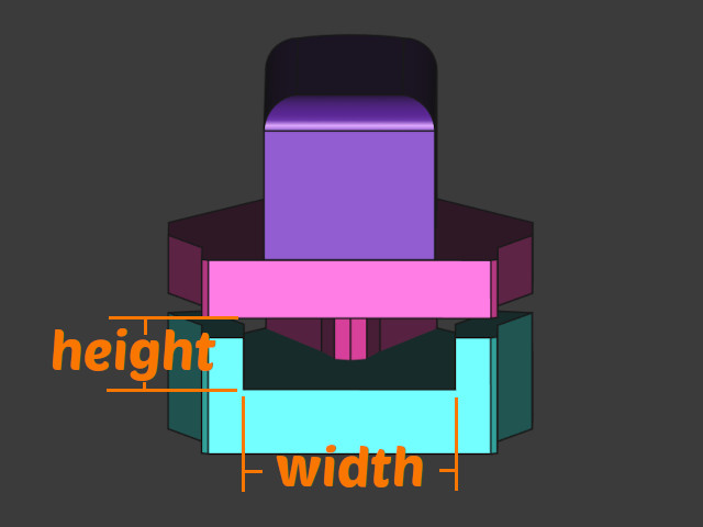 Miniatura 4 do modelo 3D Zipper slider replacement v2 (reverse)