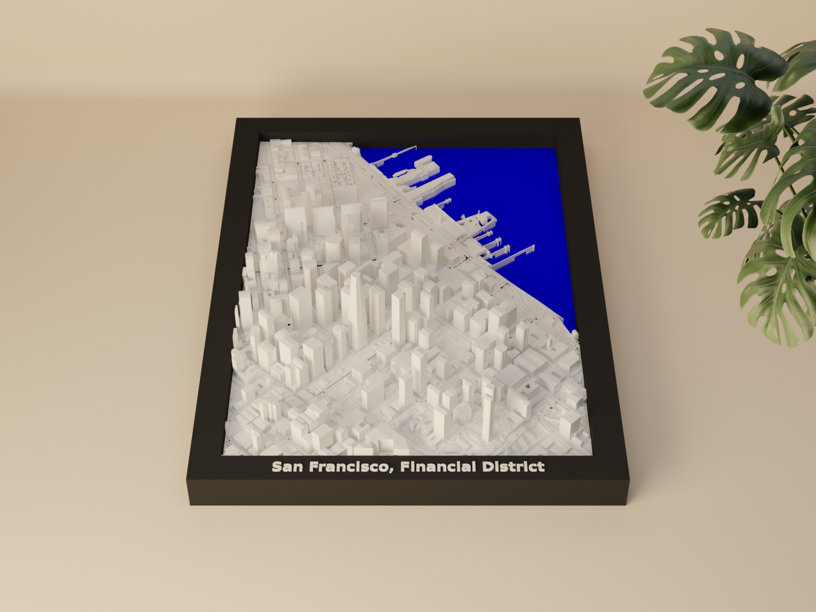 San Francisco, Financial District, United States - 3D Miniature