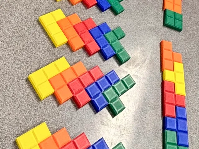 Tetris pieces