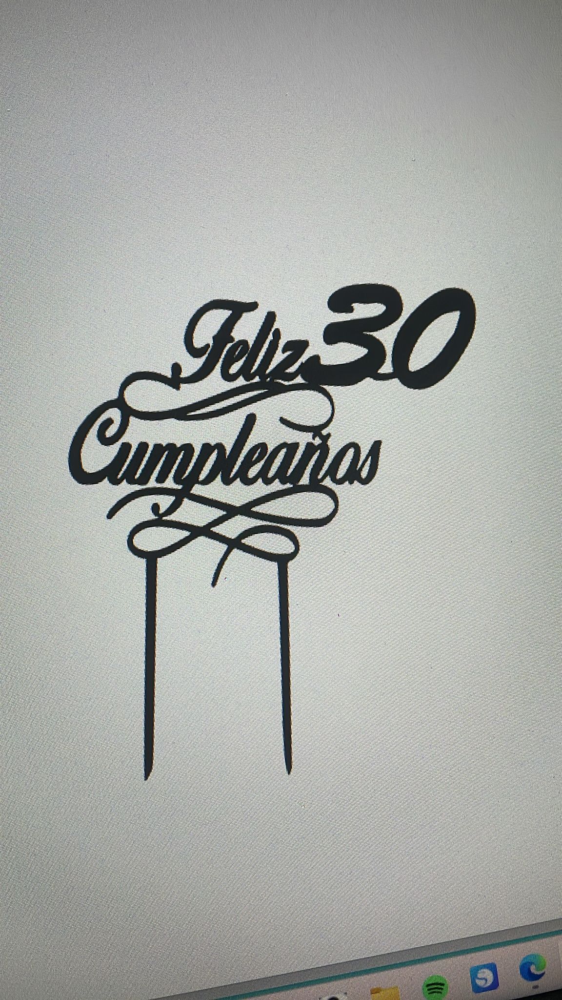 Feliz 30 cumpleaños