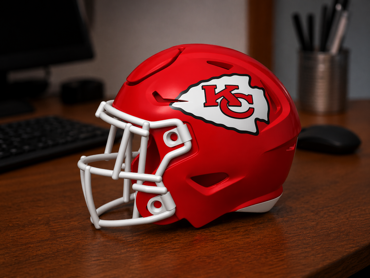 Kansas City Chiefs Football Helmet