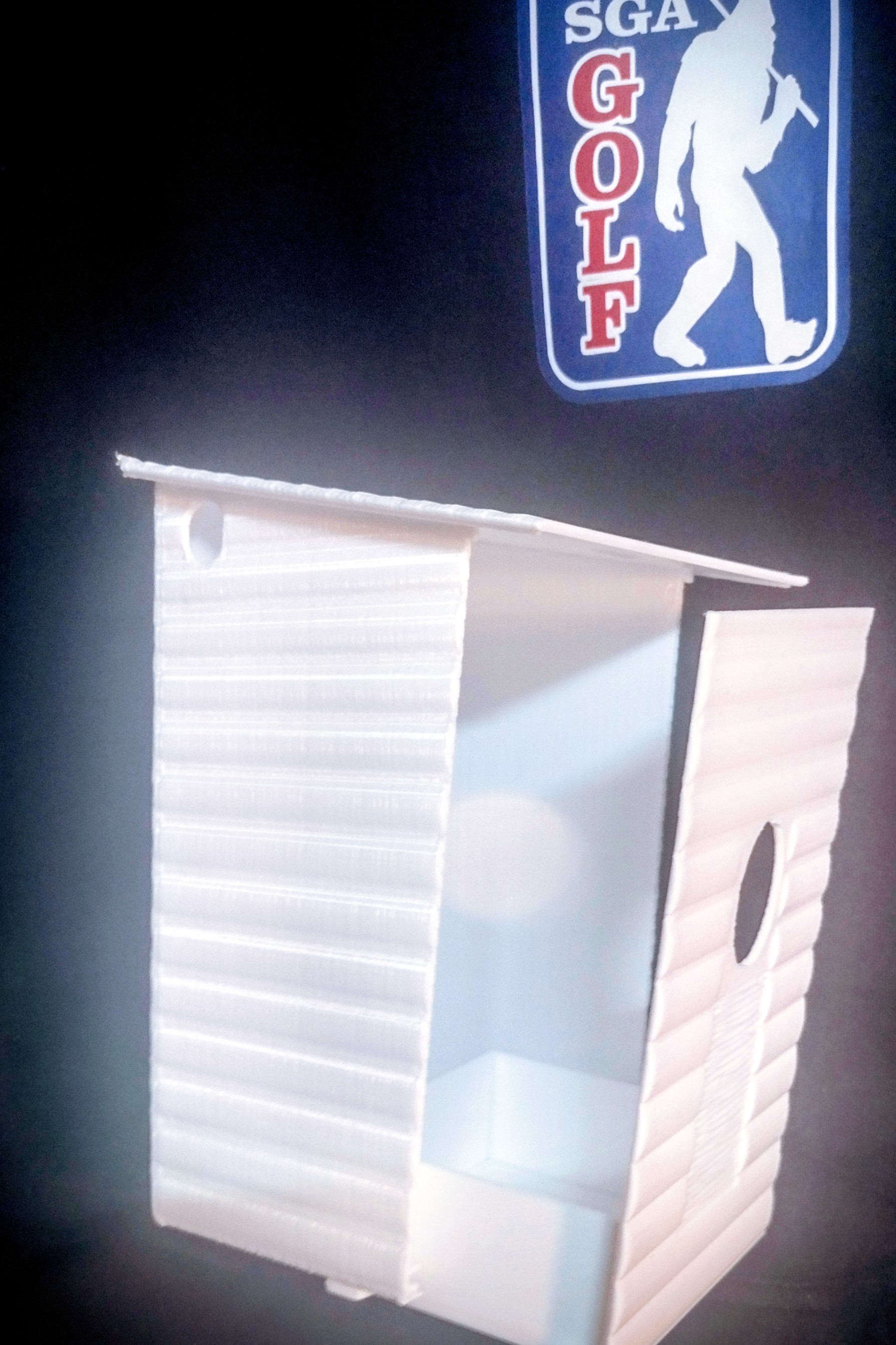 Log Style - Bird House - Easy Print 2psc no supports
