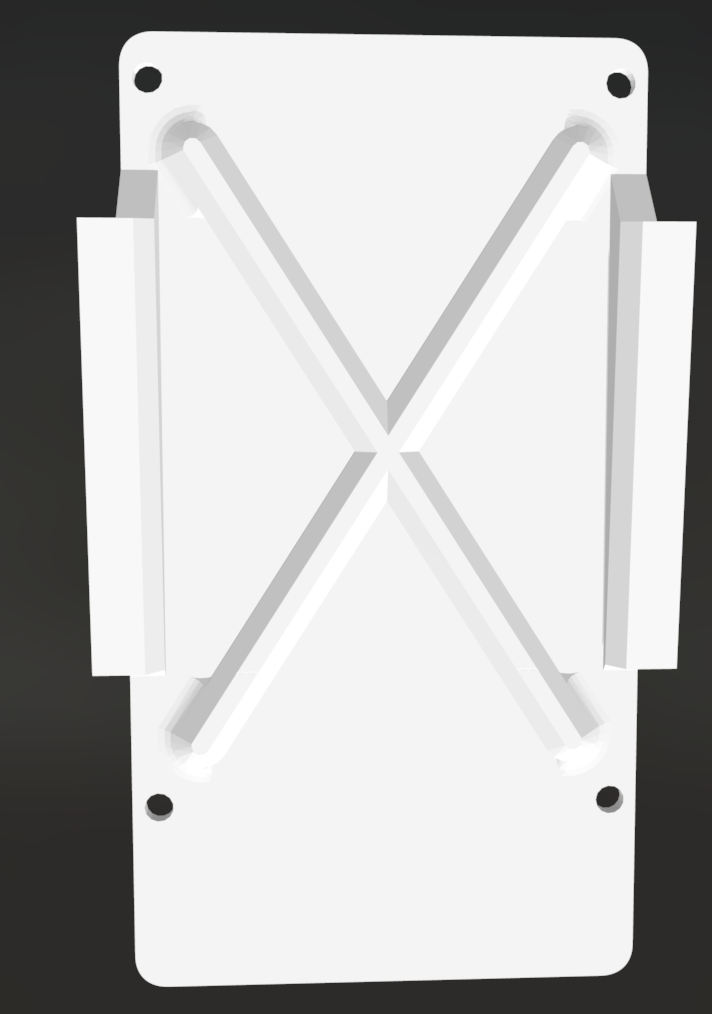 HaloPad V2 (Adafruit Macropad Enclosure) - Enclosed Bracket