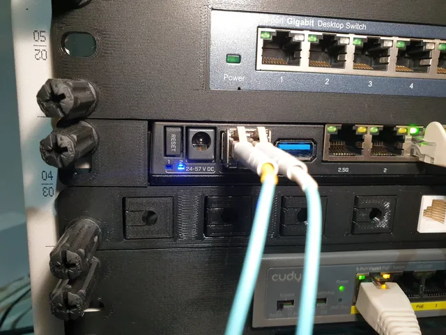 Mikrotik RB5009 0.5U Mini-Rack 10-inch Ears