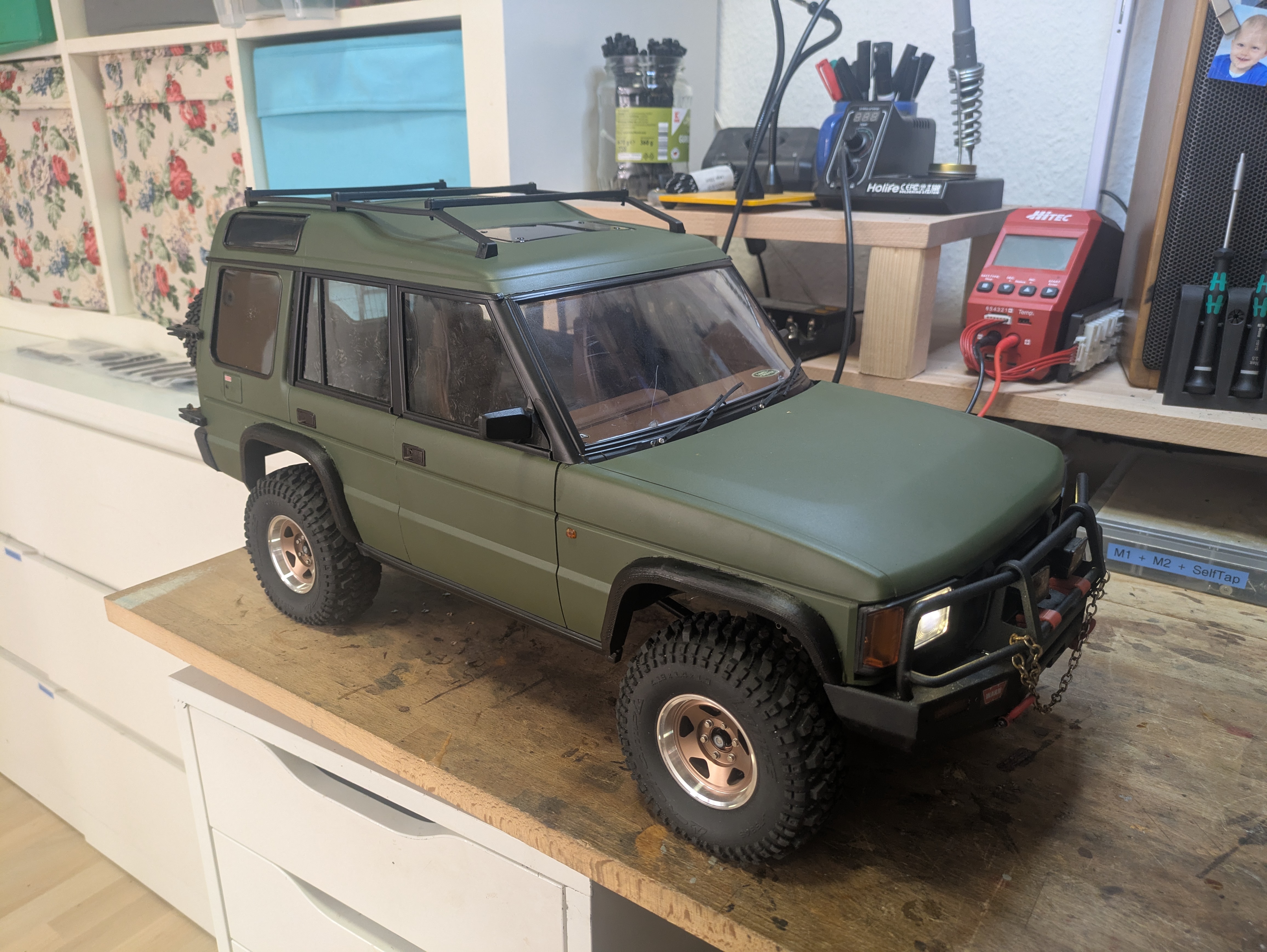Team Raffee Landrover Discovery Gen 1 - Body Parts / Fender / Roffrack / Dashboard / Interior — miniatura 2