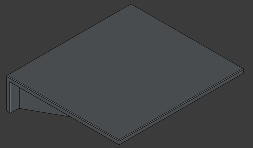 Shelf for sidemounting