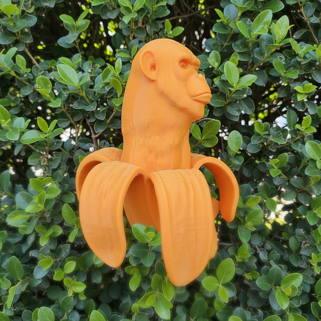 italian brainrot banana sculpted by an italian artist