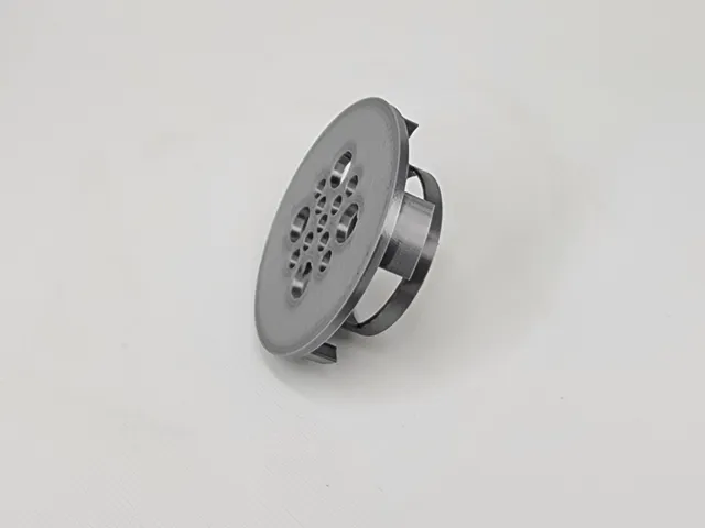 Low-Profile Sink Drain Strainer / Splash-Reducing Drain Cover