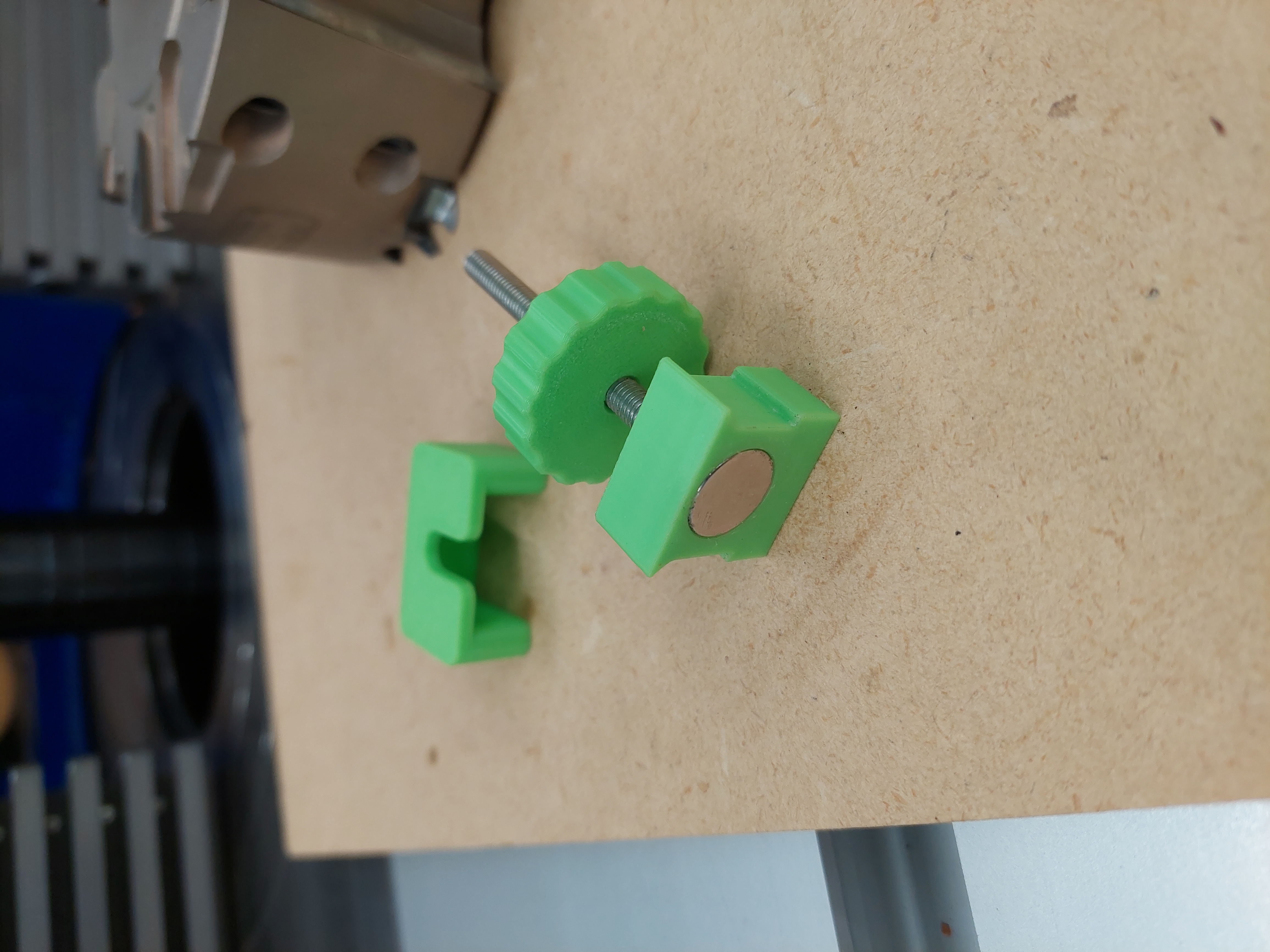 Setup jig for Garniga Adjustable Radius Shaper Cutterhead