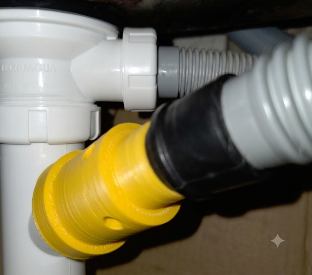 Adaptador de desagüe para lavadora – Conector sifón fregadero