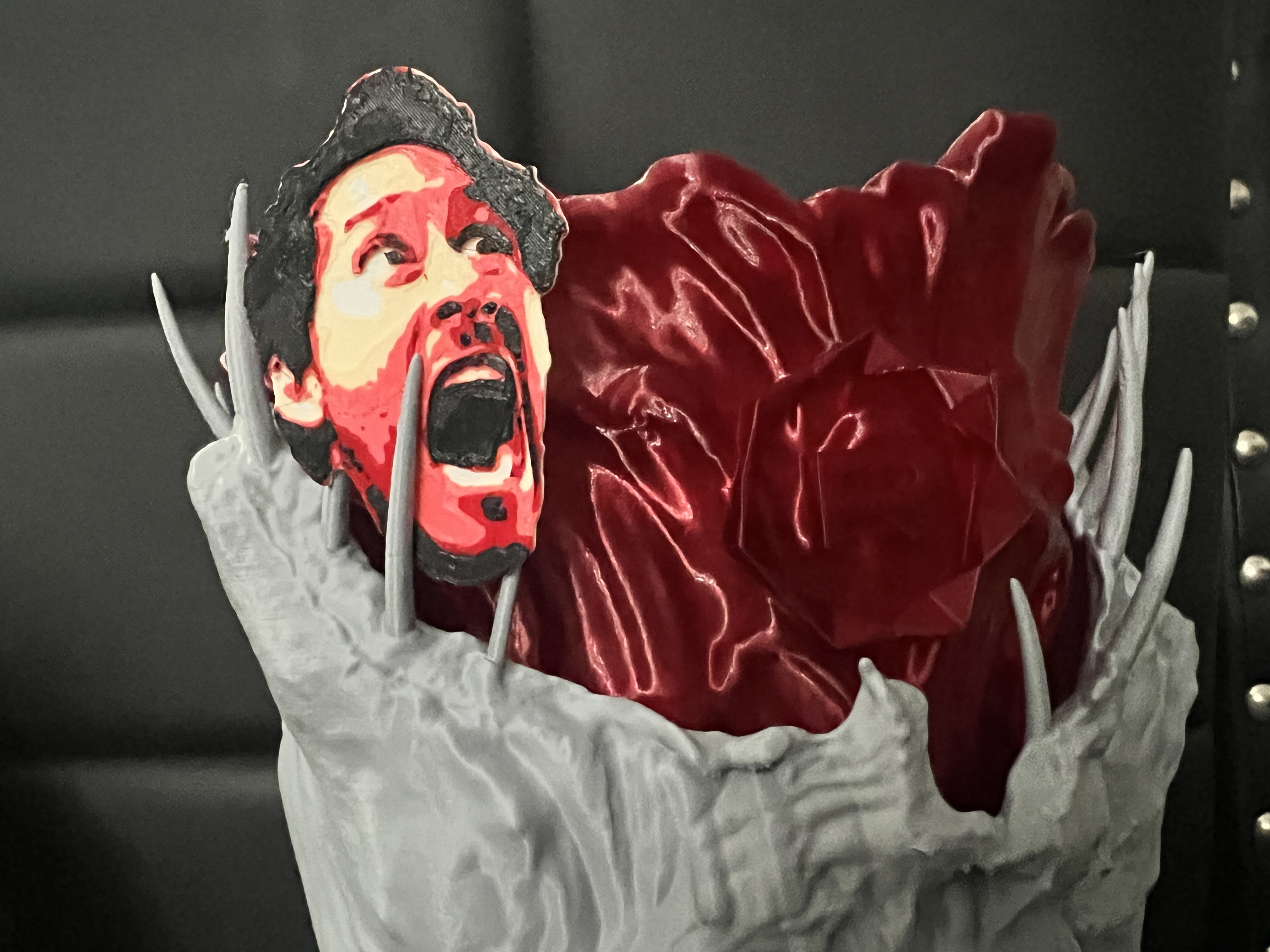 Markiplier Screaming Face Meme - Lithophane/Hueforge