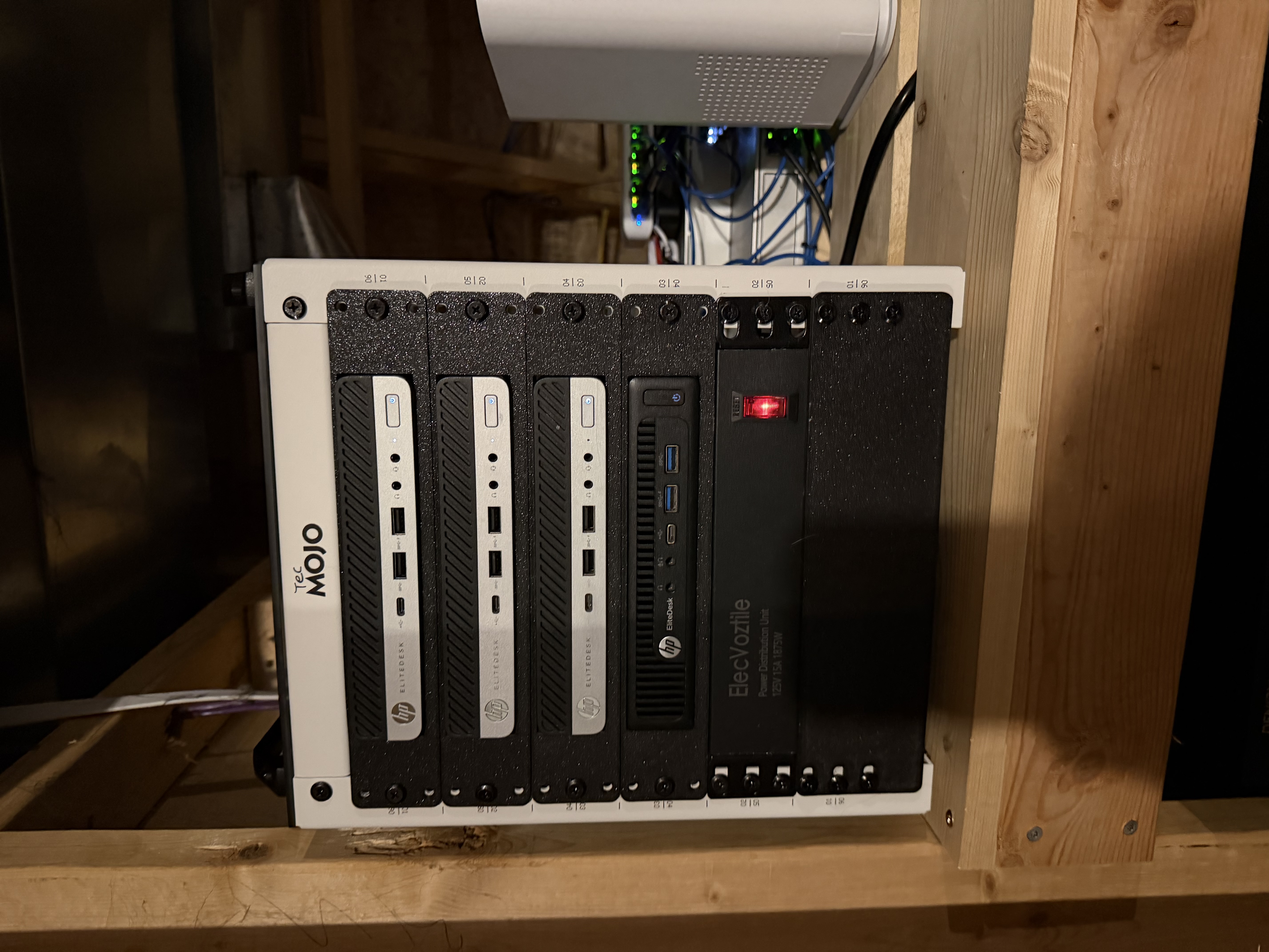 EliteDesk G2 G3 PSU holder for 10 inch racks 1.5u