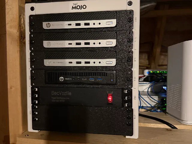 EliteDesk G2 G3 PSU holder for 10 inch racks 1.5u