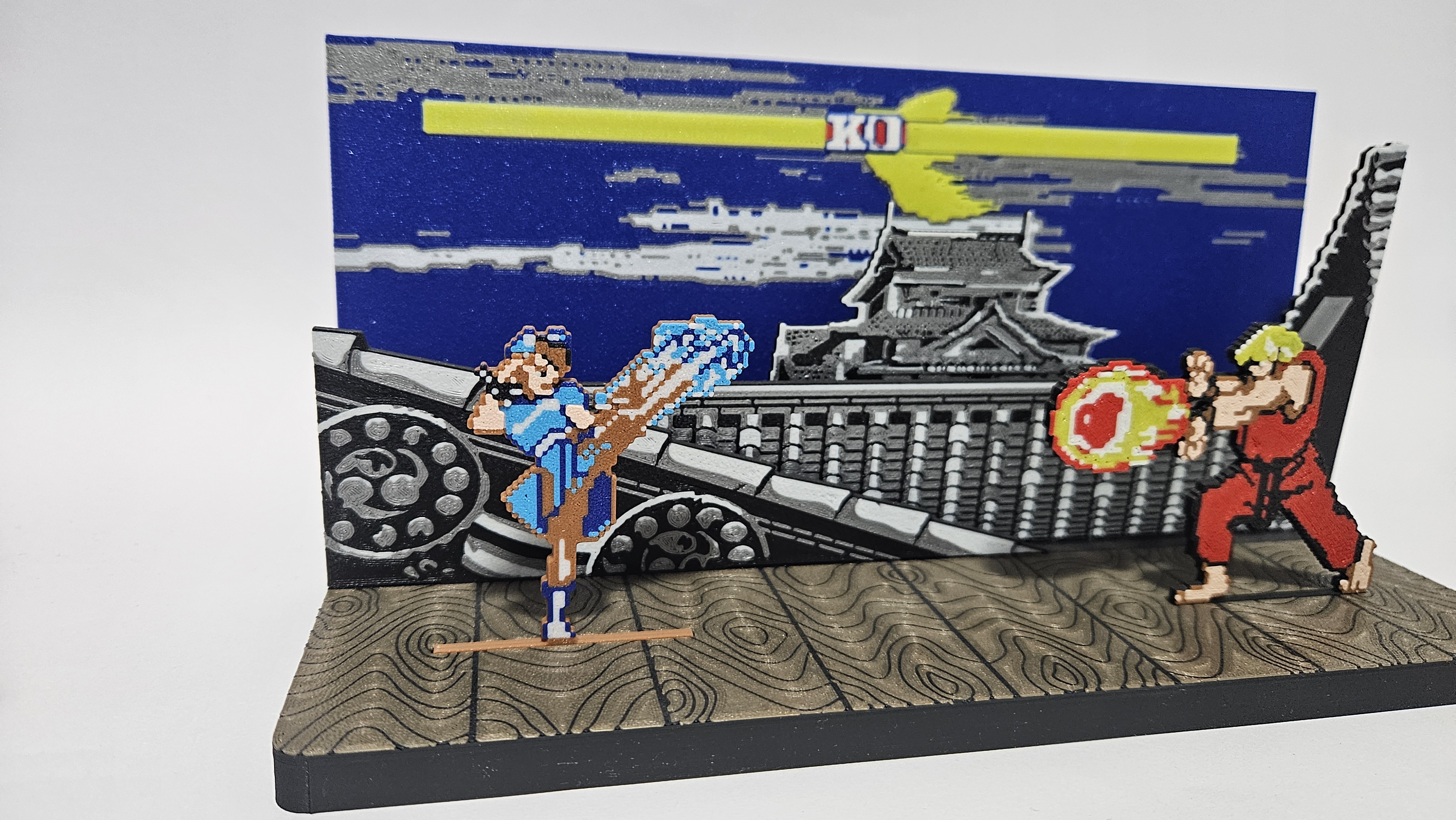 Chun-Li SF2- Classic Edition (Diorama & Keychain)