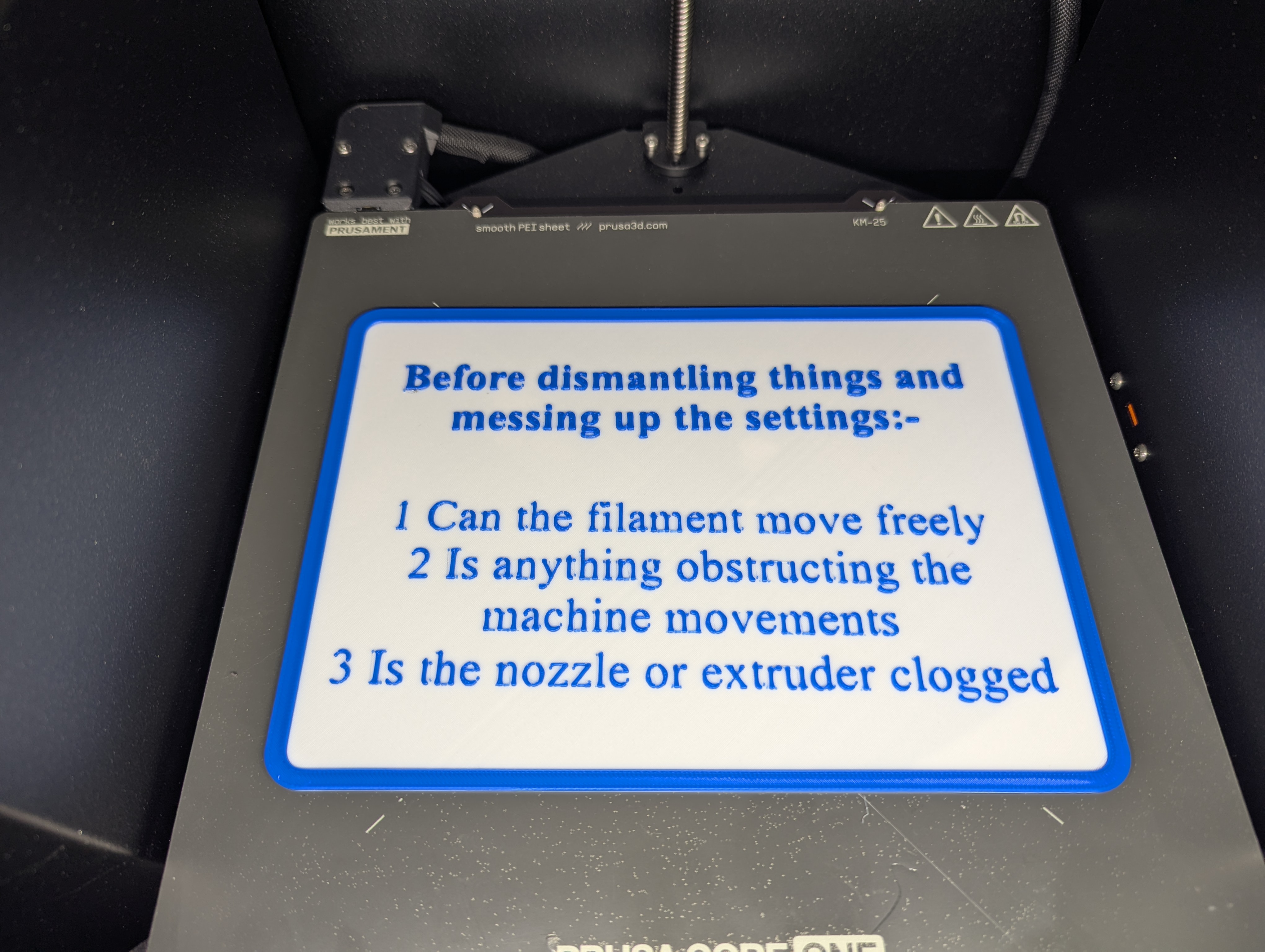 Print reminder