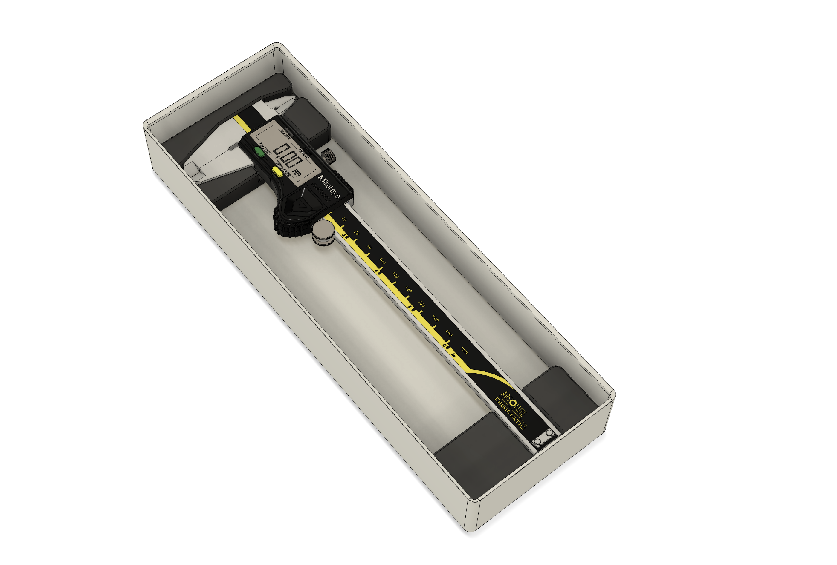 Gridfinity Inserts for Mitutoyo Calipers