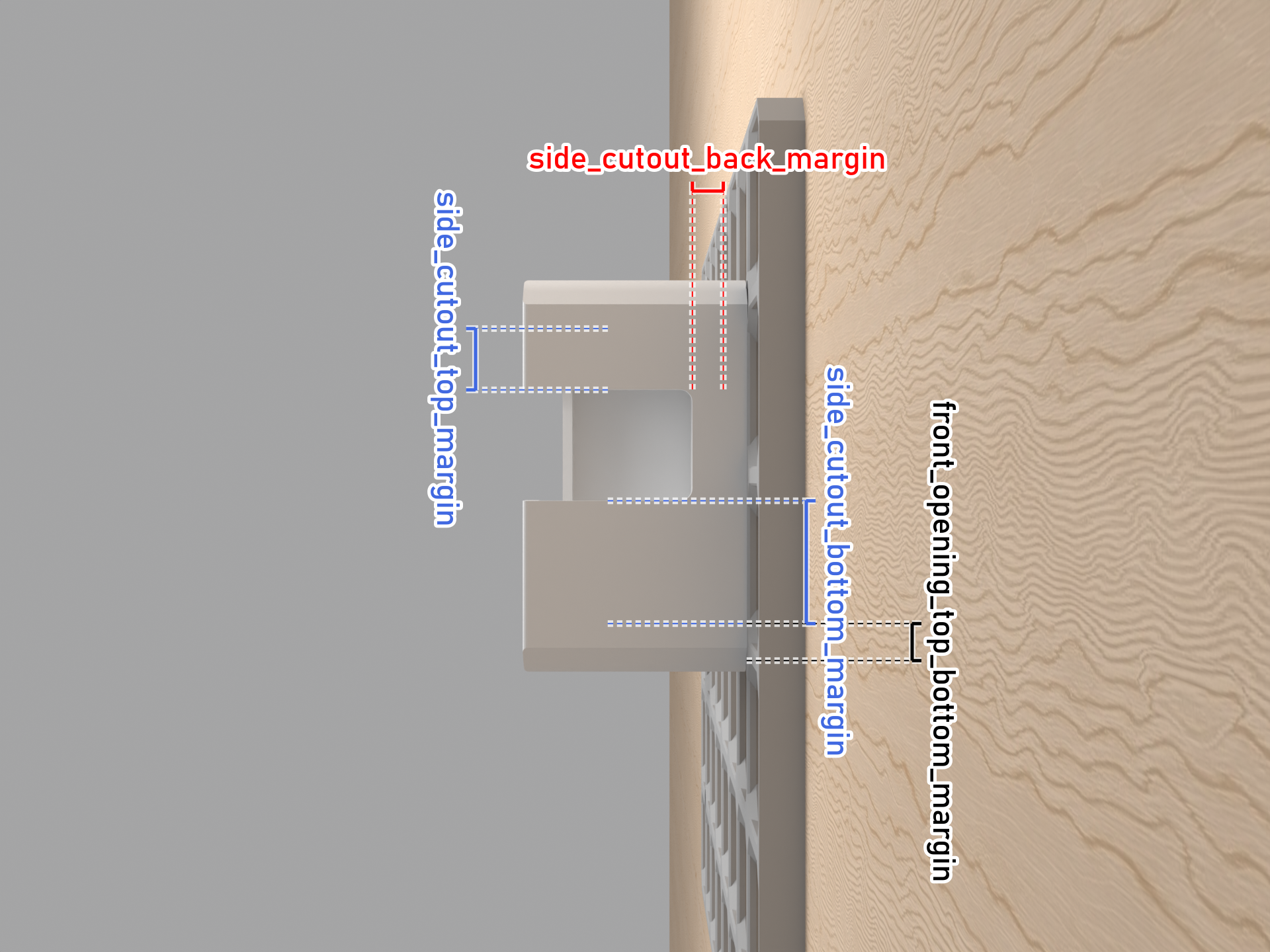 Miniatura 4 do modelo 3D openConnect - Clamshell Holder Generator