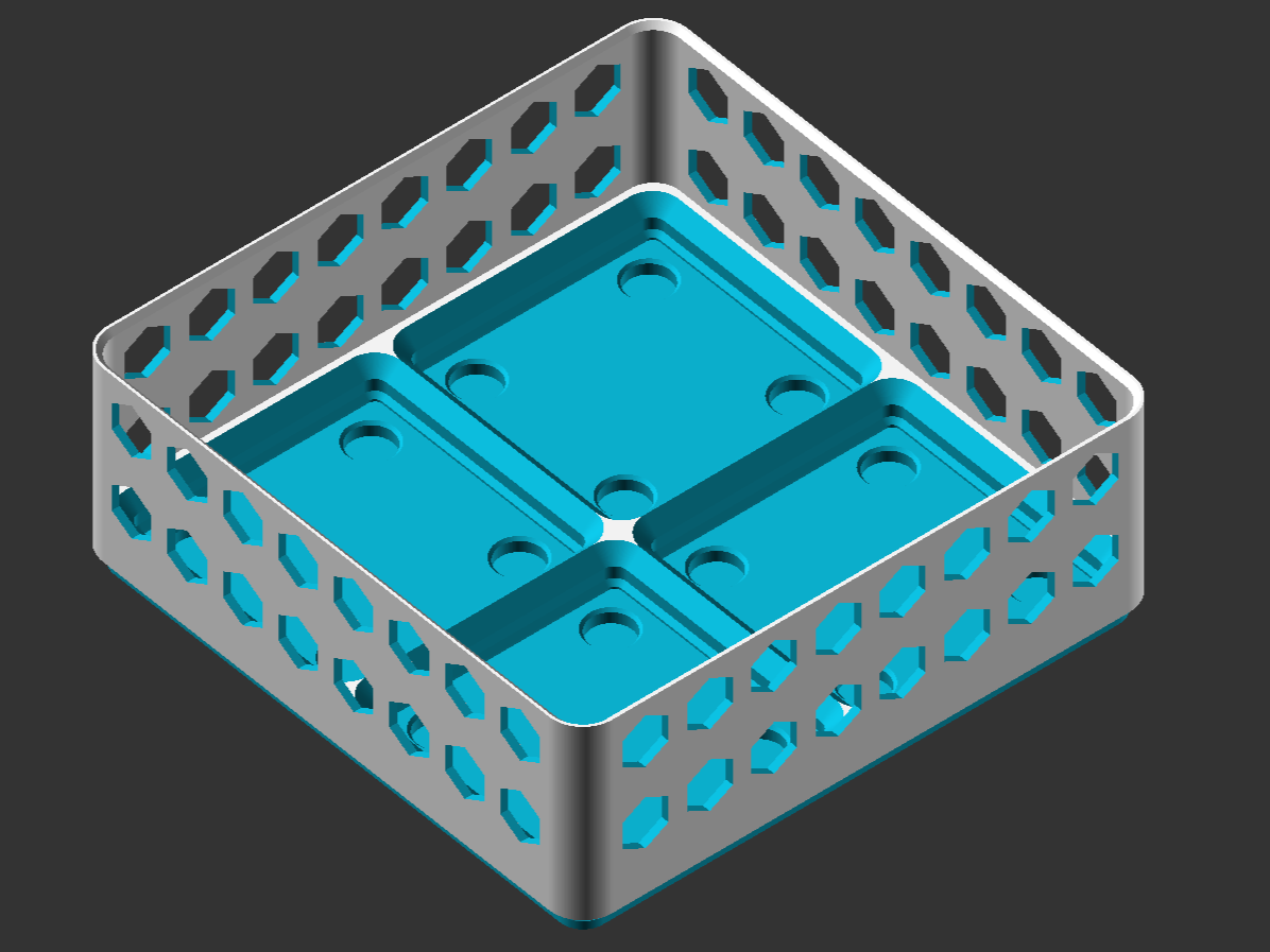 Miniatura 9 do modelo 3D Stackable gridfinity storage basket [PARAMETRIC]