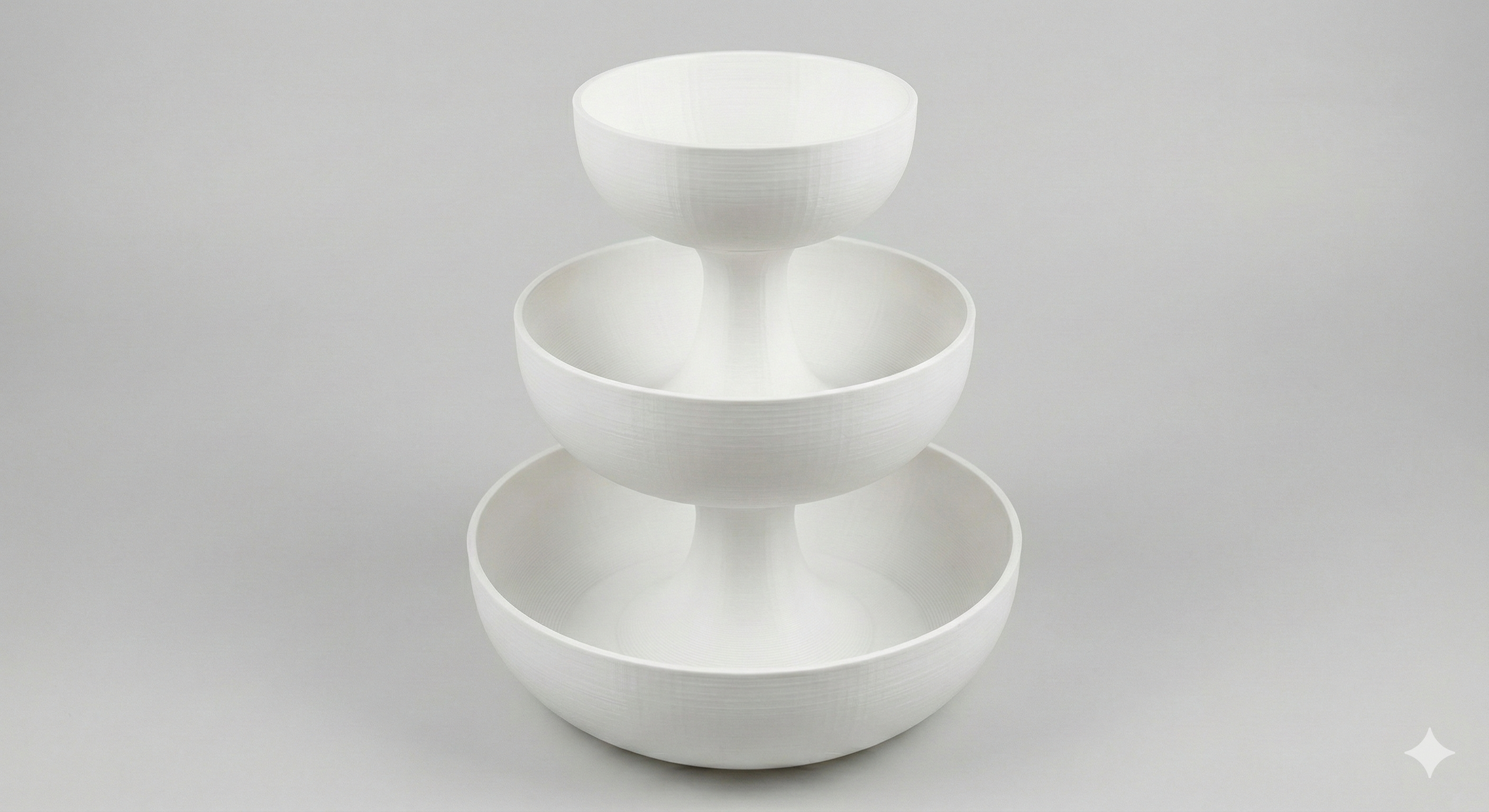 Minimalist 3-Tier Nested Display Stand / Organizer