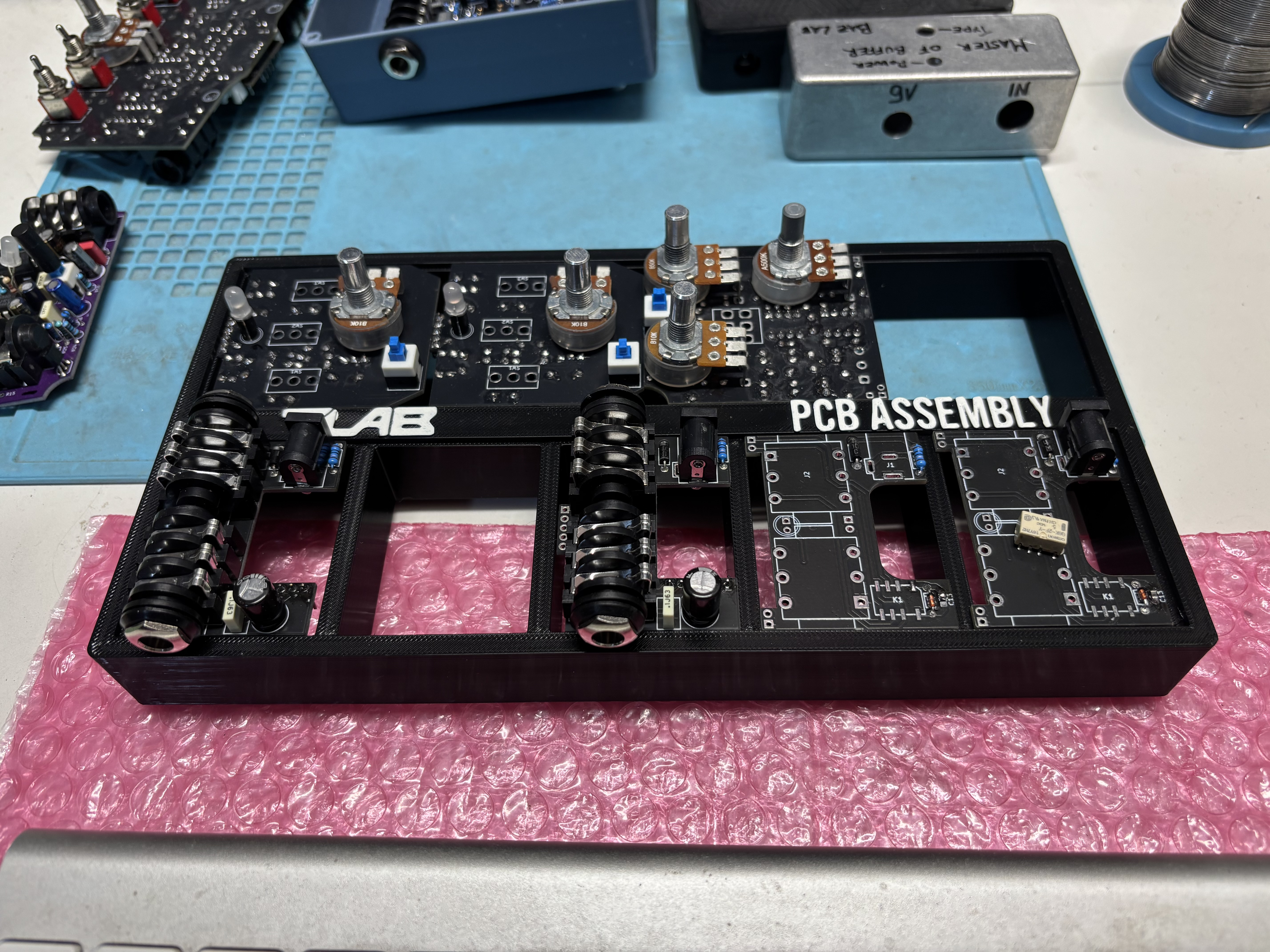 PCB Assembly Stand - Compact & Stackable 3D model