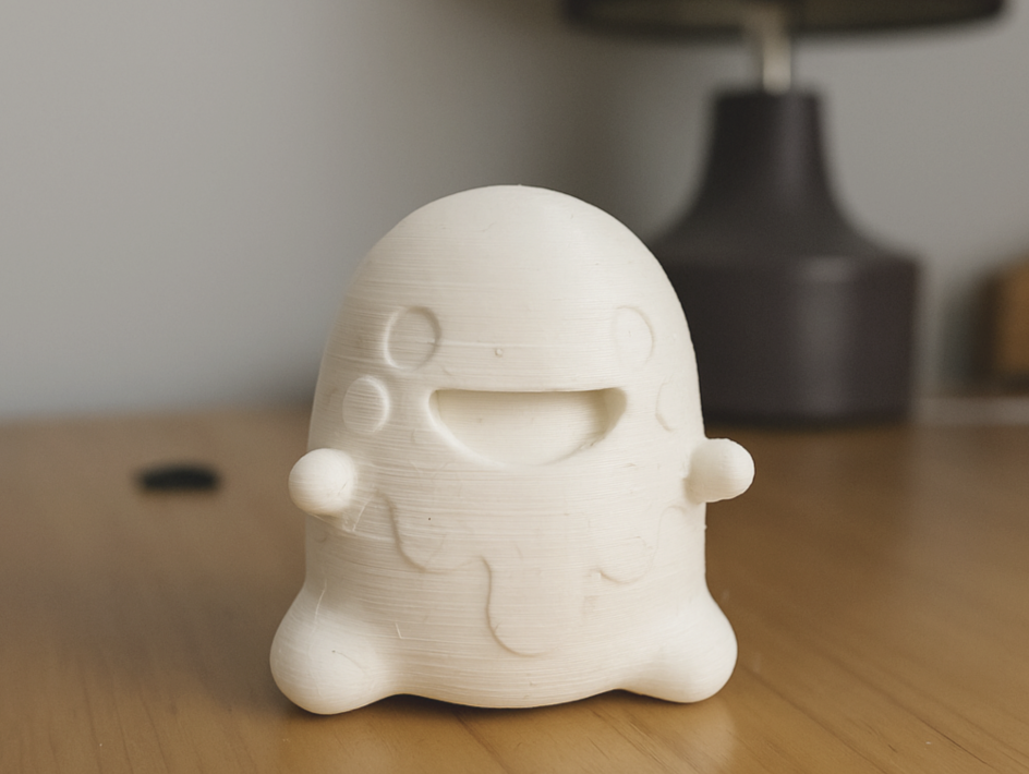 Smiling Blob Monster Figurine