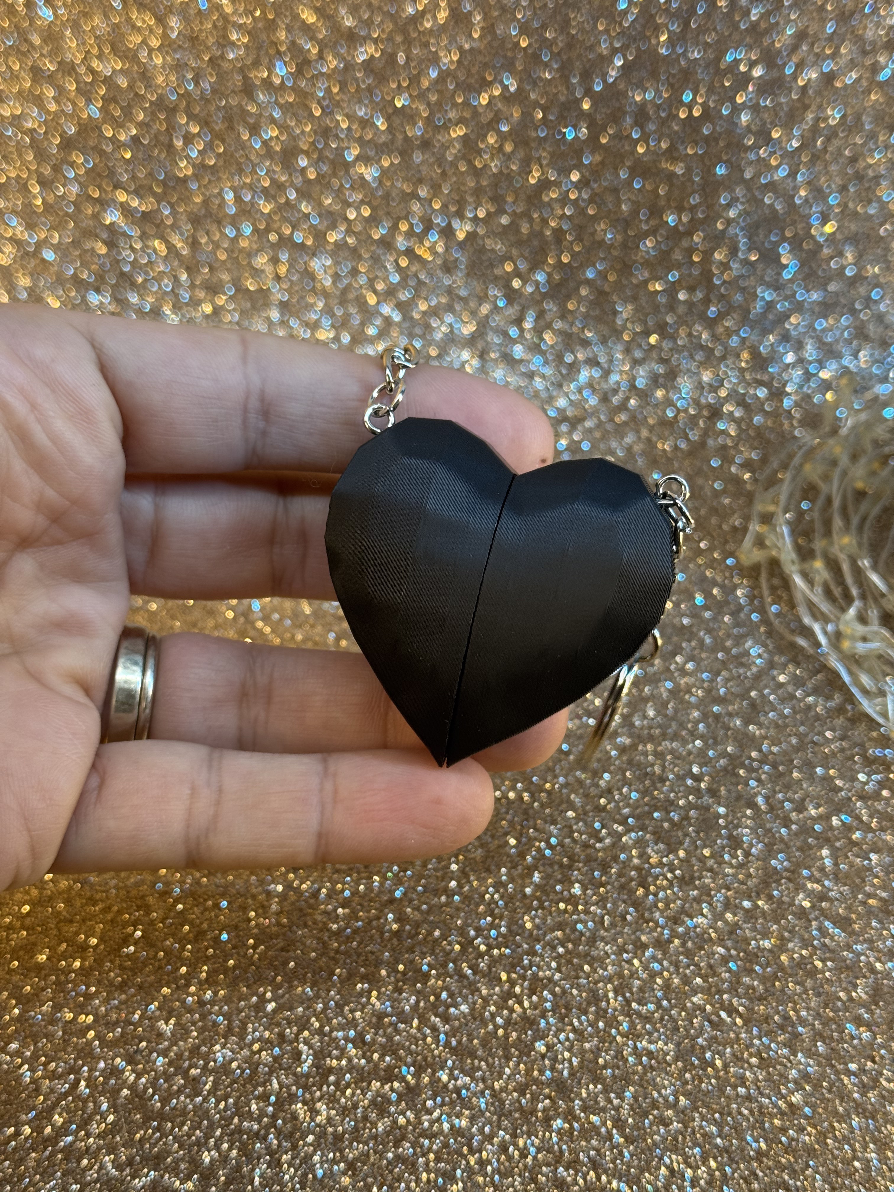 Keychain heart