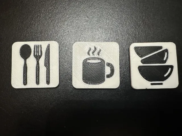 Cabinet Icon Label Tiles for Airbnb