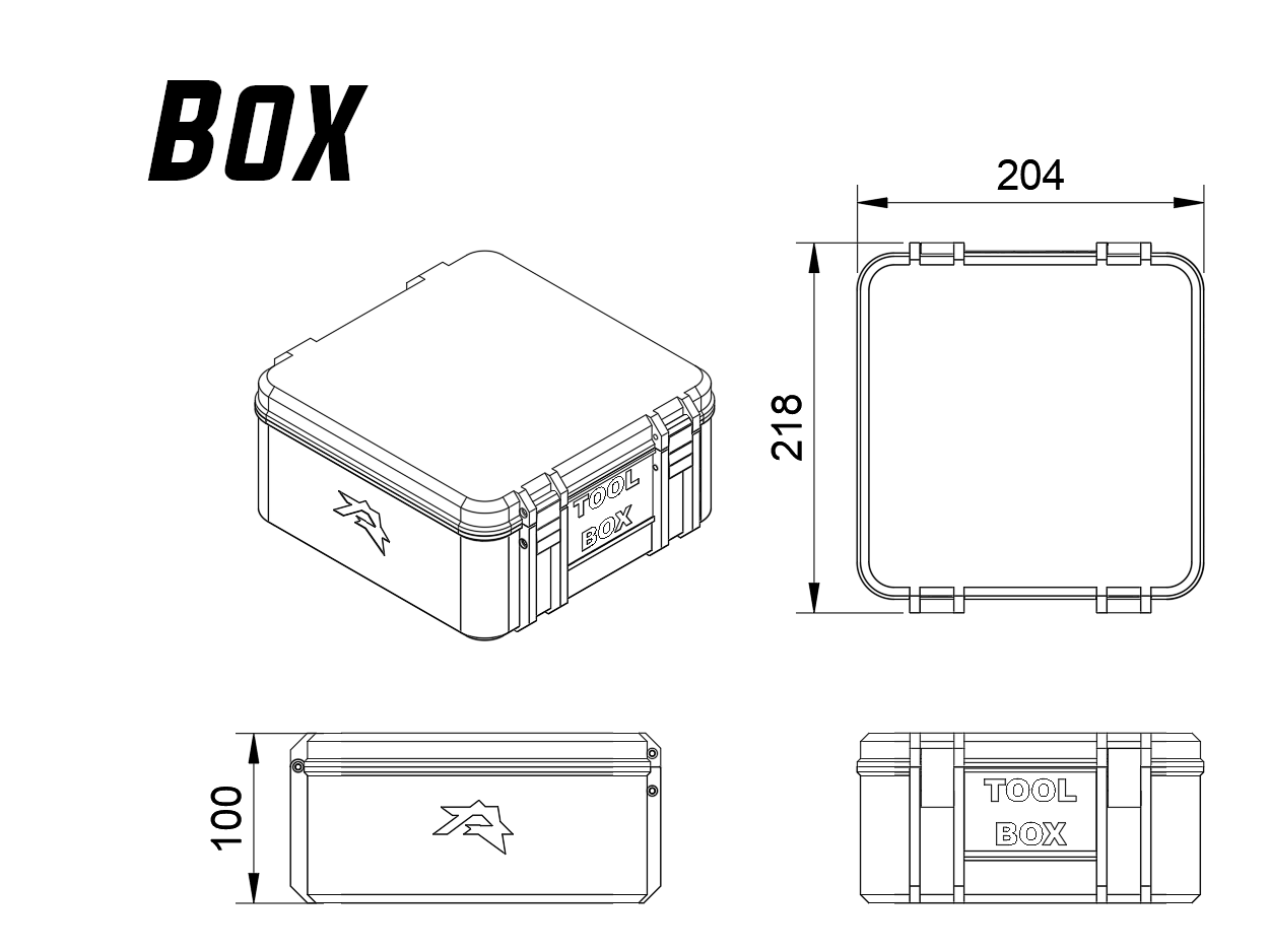 Miniatura 7 do modelo 3D FlexiBox - modular toolbox with trays