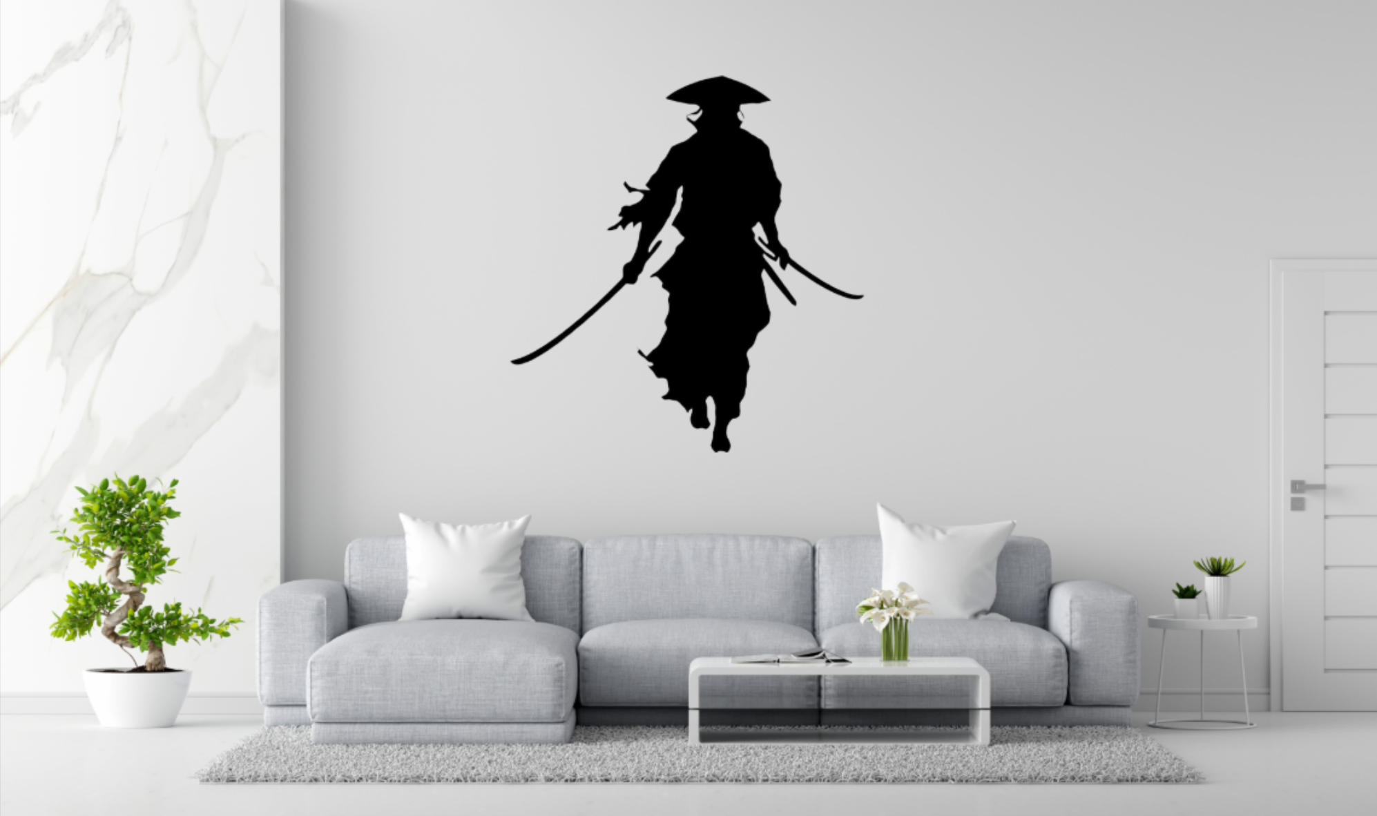 WallArt Samurai Japan Warrior 001