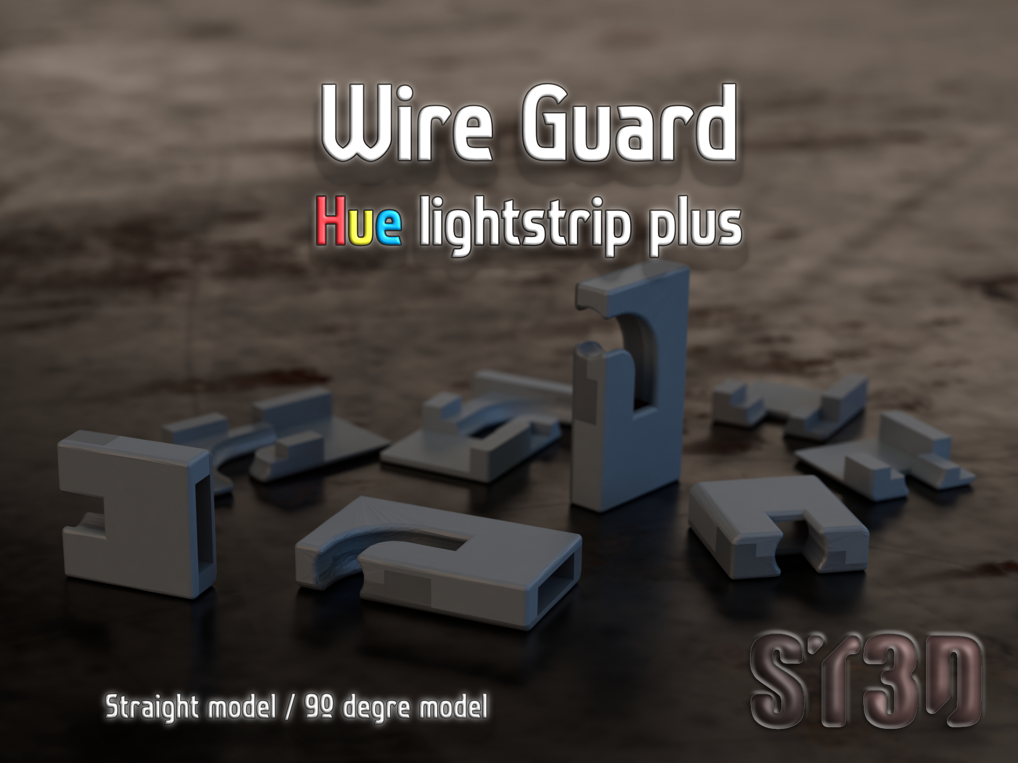 Wire guard for HUE lightstrip plus (soldering)