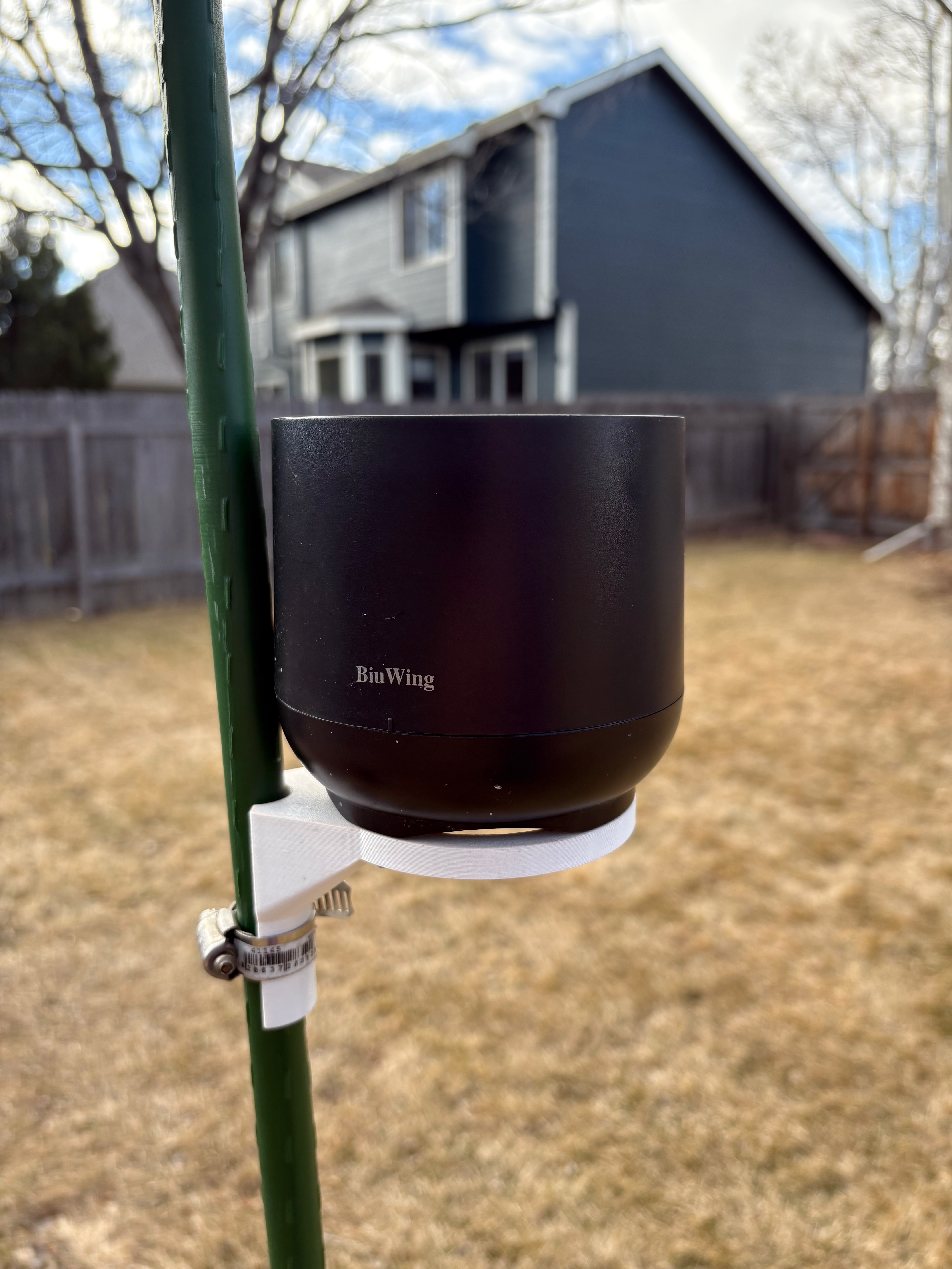 Rain Gauge Pole Mount